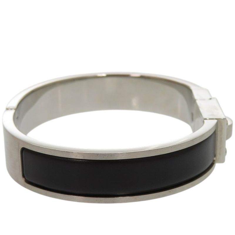 Hermes Kelly Men Sp0212 Metal Noir Black Matte Bangle 1698 — view 6