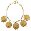 Chanel Necklace Hat Motif Straw Accessories Vintage GP