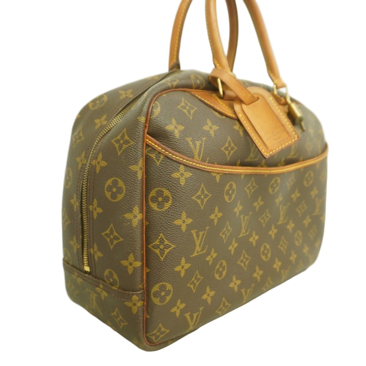 Louis Vuitton Handbag Monogram Deauville Brown — view 2