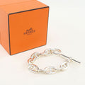 Hermes Chaine D'ancre TGM 10Koma Bracelet Silver 925