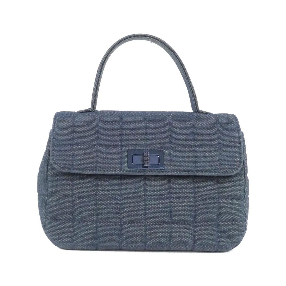 Chanel Vintage Bag Handbag Blue