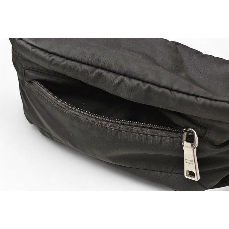 Prada Waist Bag Pouch Body Nylon Nero Black 2 Vl008 Men — view 8