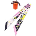 Hermes Twilly Factory Suit Scarf Silk Black 0106