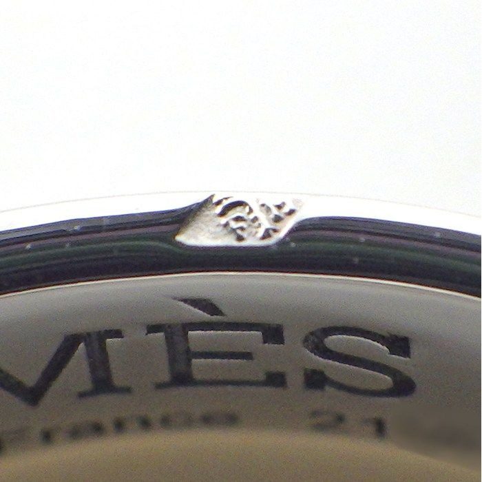 Hermes Ring Hella Cles Motif Points Diamond Total 18k White Gold 52 — view 5