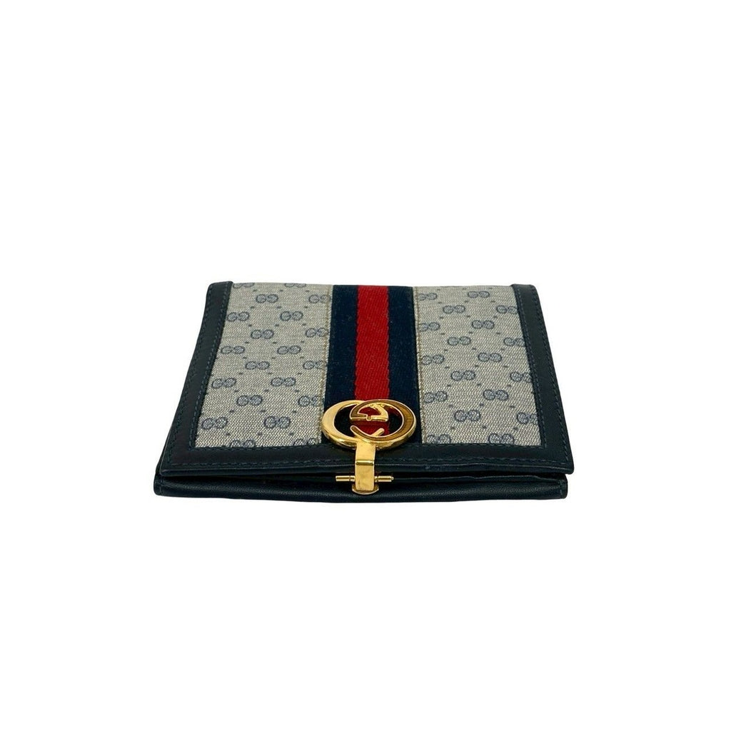 Gucci Vintage Sherry Line GG Logo All Over Pattern Leather — view 3