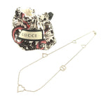 Gucci Heart 925 AG Silver Ball Chain Necklace 0200 — view 3