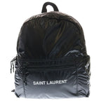Saint Laurent Paris NUXX Ripstop Rucksack Sac Backpack Black Ho27