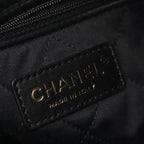 Chanel Backpack 22 Large Black Leather — view 4