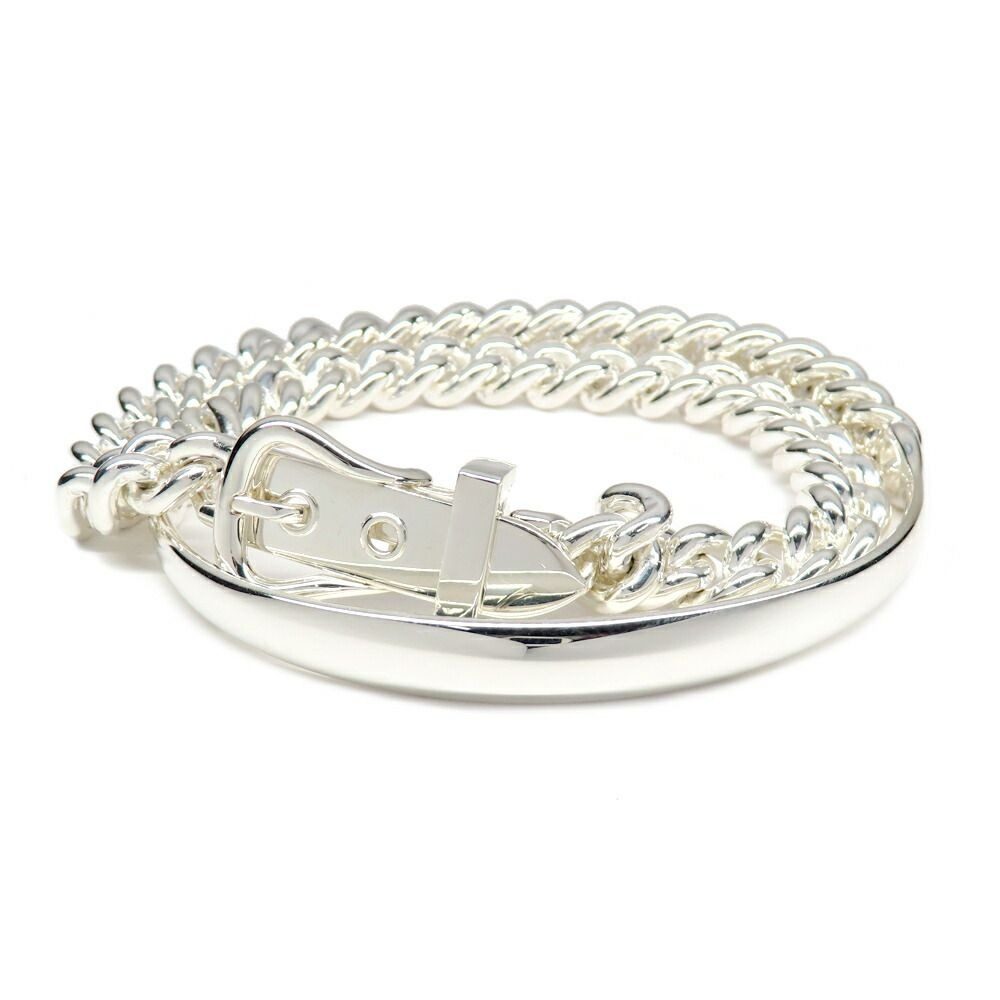 Hermes Bracelet Boucle Series Inflexible PM 16 Silver