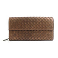 Bottega Veneta Long Wallet Intrecciato