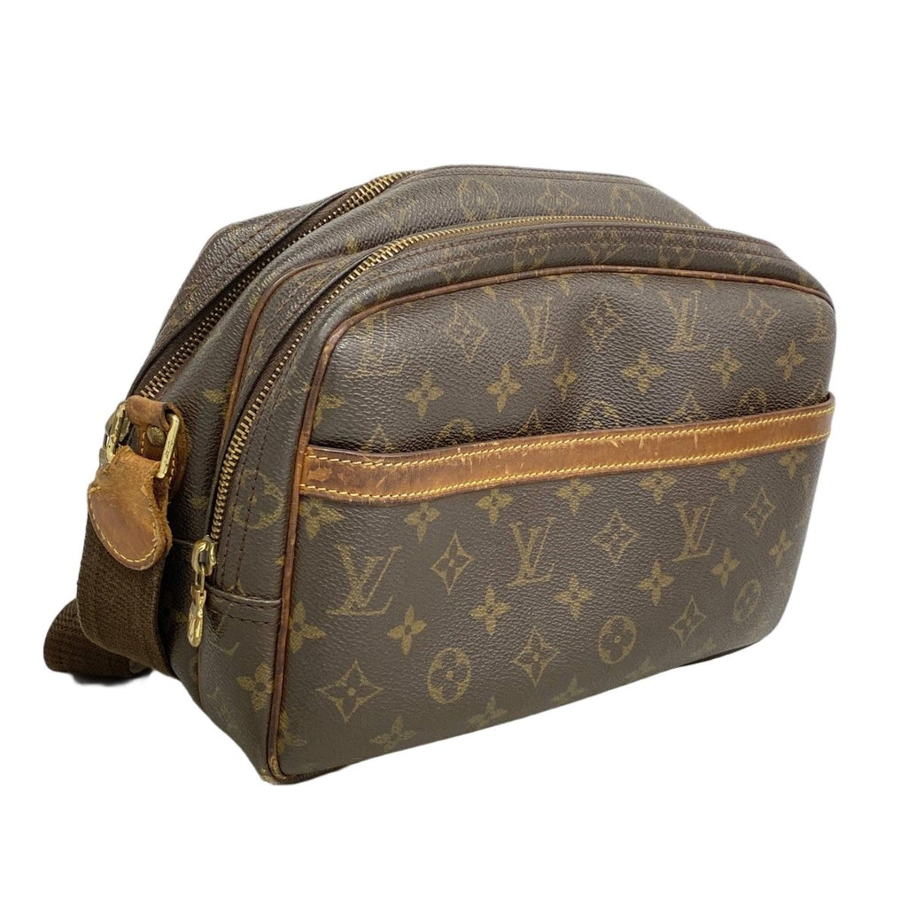 Louis Vuitton Shoulder Bag Monogram Reporter PM Brown — view 2