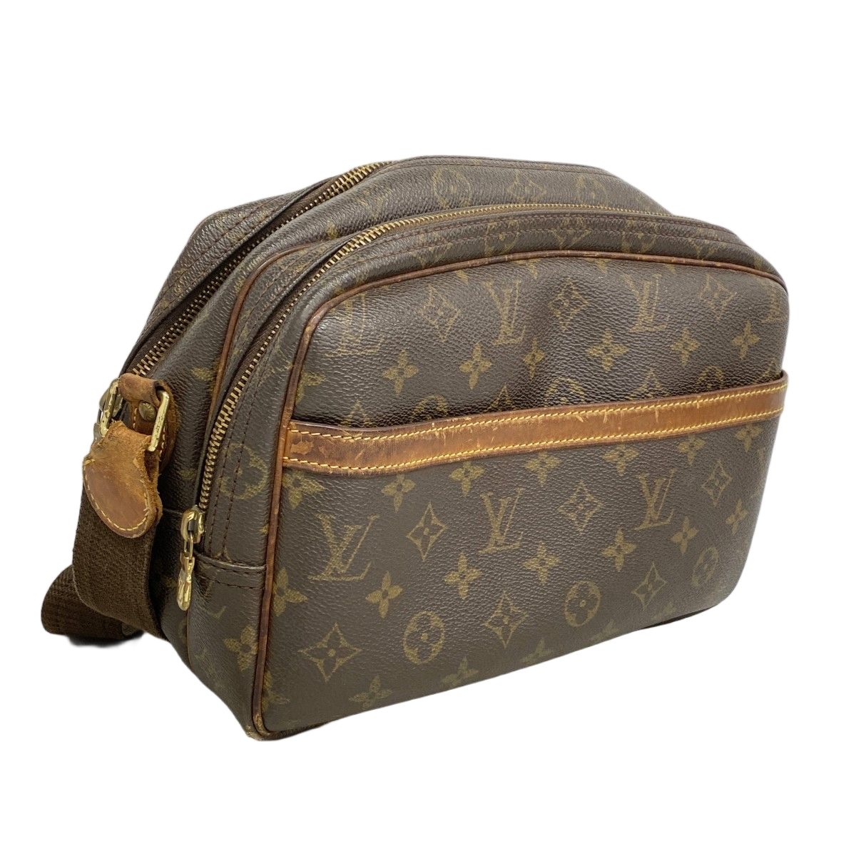 Louis Vuitton Shoulder Bag Monogram Reporter PM Brown — view 2