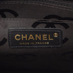 Chanel Handbag Wild Stitch Top Handle Black Leather — view 4