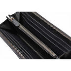 Bottega Veneta Wallet Zip Around Intrecciato Black — view 7