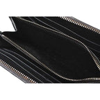 Bottega Veneta Wallet Zip Around Intrecciato Black — view 8
