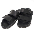 Prada Triangle Lo Velcro Strap Sandals 2 X3129 Black 8
