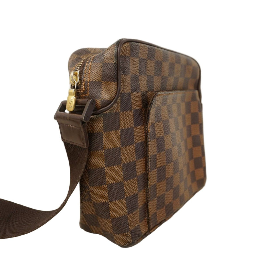 Louis Vuitton Shoulder Bag Damier Olaf PM Ebene — view 2