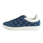 Louis Vuitton Luxembourg Line Sneakers Monogram Denim 8 Blue White