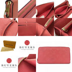 Louis Vuitton Long Wallet Monogram Empreinte Blossom Pink Gold Hardware — view 9
