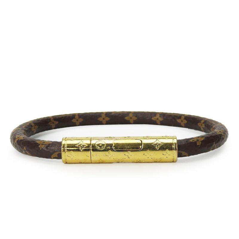 Louis Vuitton Bracelet Confidential M8274 F Monogram Metal Brown — view 3