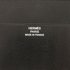 Hermes Vaubourg Grain Black Card Case 0684 — view 9