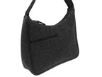 Prada Sports Bag Wool Nylon Charcoal Black Silver — view 4