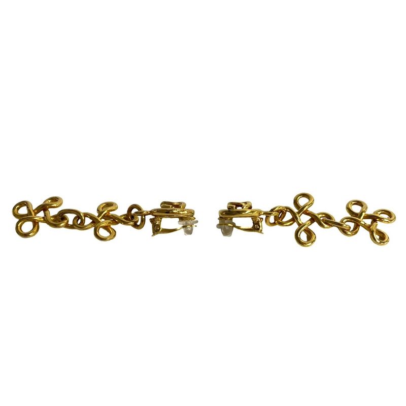 Chanel GP Vintage 93 Coco Mark Logo Motif Earrings — view 5