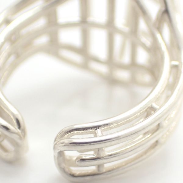Bottega Veneta Silver Ring No 13 V5070 Outline — view 9