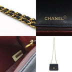 Chanel Shoulder Lambskin Black Bag — view 9