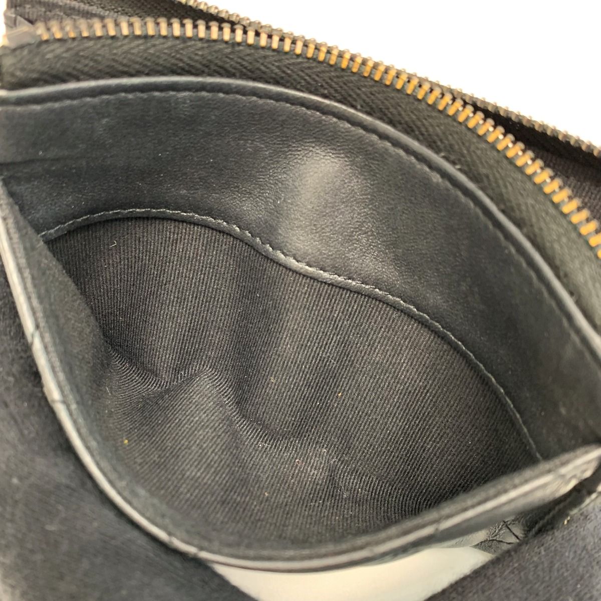 Chanel Quilted Classic Zip Card Ap3179 Black Case — view 4