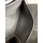 Chanel Camellia Butterfly Flap Wallet Long Black — view 5