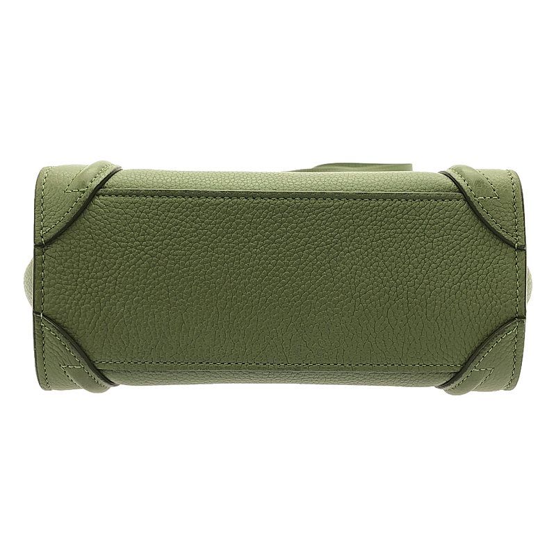 Celine Nano Luggage Handbag 15 lk Khaki — view 8