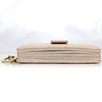 Christian Dior Card Case Beige Lady Cannage — view 5