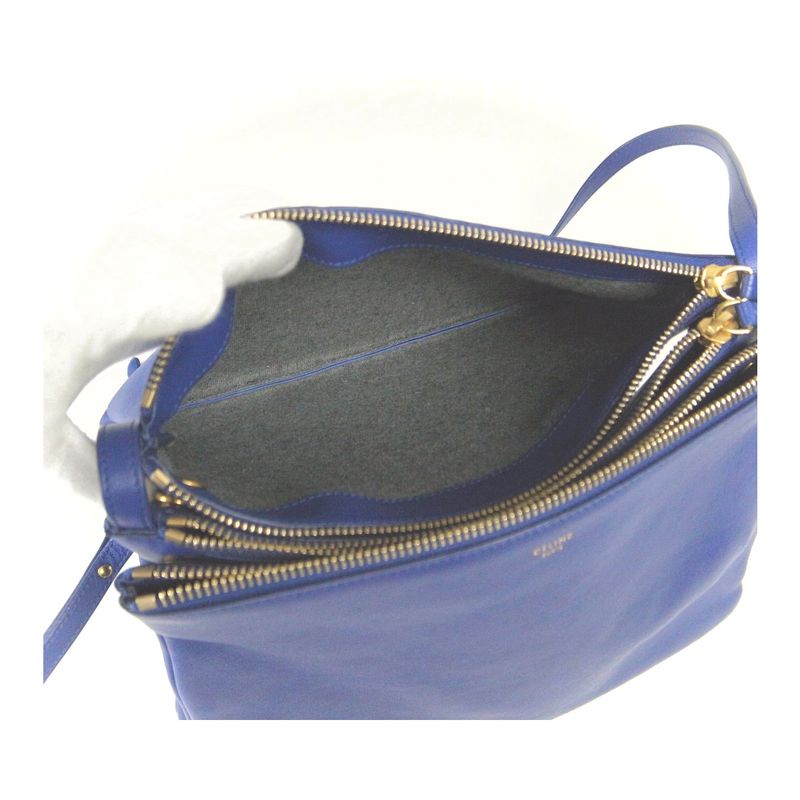 Celine Trio Shoulder Bag Purple Paw Nshop Listing — view 4