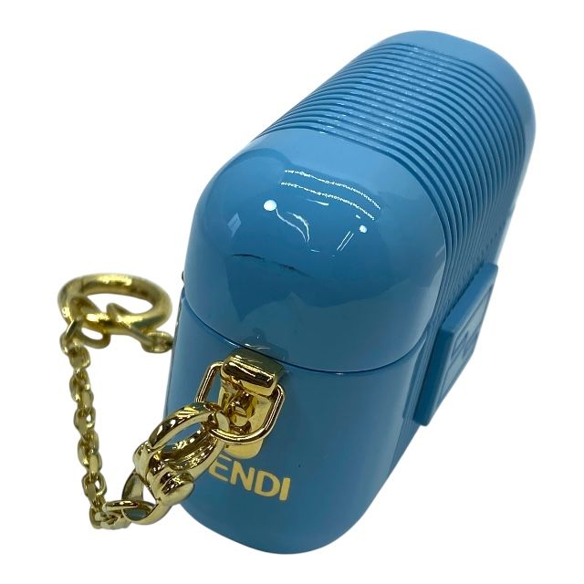Fendi Airpods Case Earphone Key Holder Charm Light Blue — view 6