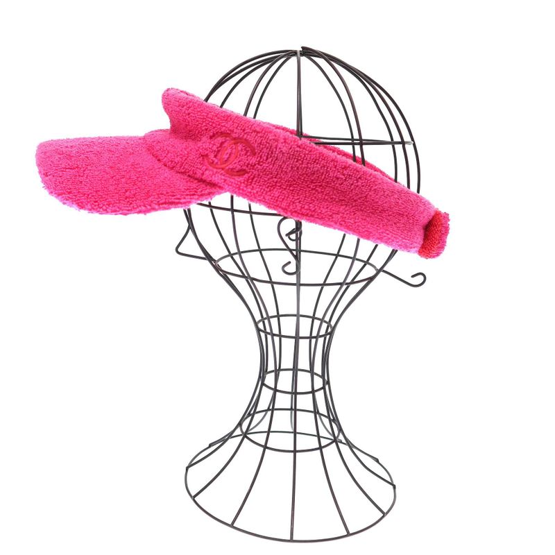 Chanel Pile Sun Visor Pink — view 2