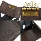 Gucci Key Case Off Deer Sherry GG Supreme Canvas Leather Beige Green Red — view 8