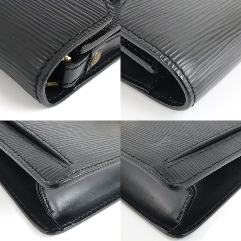 Louis Vuitton Epi Pochette Serie Dragonne Noir Black Second Bag — view 9
