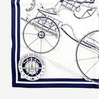 Hermes Gavroche 45 Scarf Voitures En Equilibre Silk Daisuke Nomura — view 4
