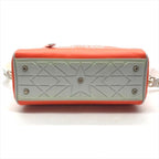 Dior Bow Ring Mini 2-Way Bag Orange — view 5