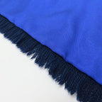 Hermes Scarf Silk Angora Blue Navy Apparel Shawl Fashionable Women — view 4