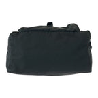 Prada Tessuto Triangle Logo Plate Black Silver Hardware Nylon Leather — view 3