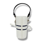 Christian Dior Bottle Holder 2-Way Mini Shoulder Bag Navy White — view 5