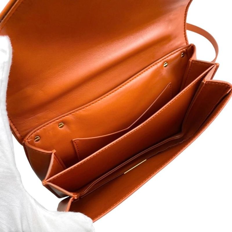 Bottega Veneta Shoulder Bag Mount Small Envelope V12 M0 Chain Orange — view 7