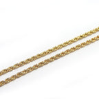 Christian Dior Necklace Metal Gold Plated Accessories CD Logo — view 6