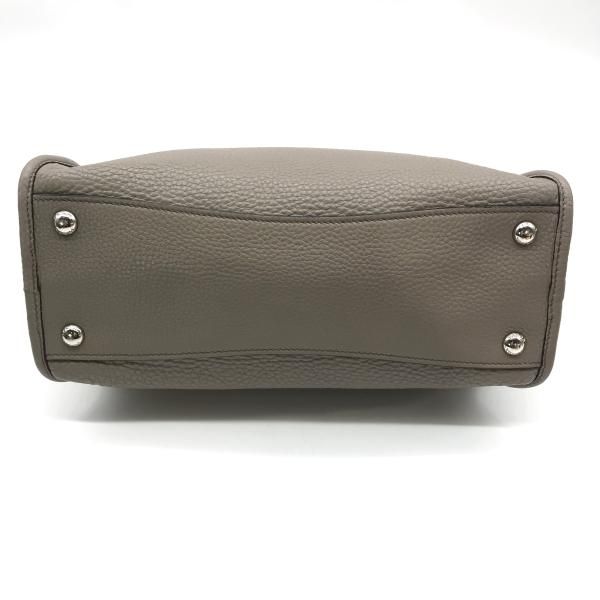 Prada Leather 2-Way Bag Gray — view 3