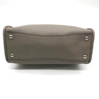 Prada Leather 2-Way Bag Gray — view 3