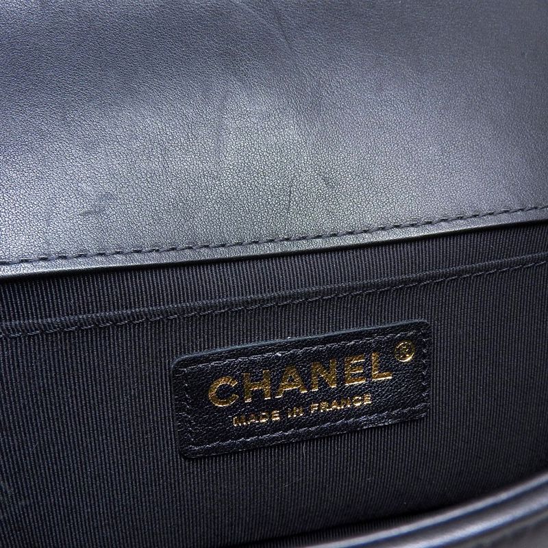 Chanel V-Stitch Mini Boy Shoulder Bag — view 7