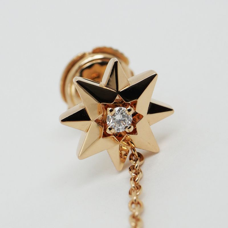 Dior Etoile Des Vins Single Earrings 18K Pink Gold Diamond — view 3