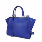 Fendi Handbag Trois Jour 8 Bh279 Leather Blue Silver Hardware 2-Way — view 2